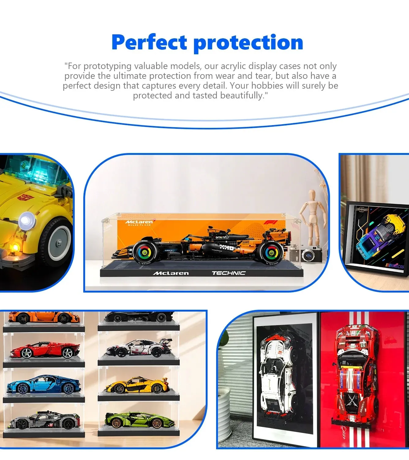 Premium eksponavimo dėžė, suderinama su LEGO® Technic™ McLaren MCL39 F1® Race Car 42228 — 18