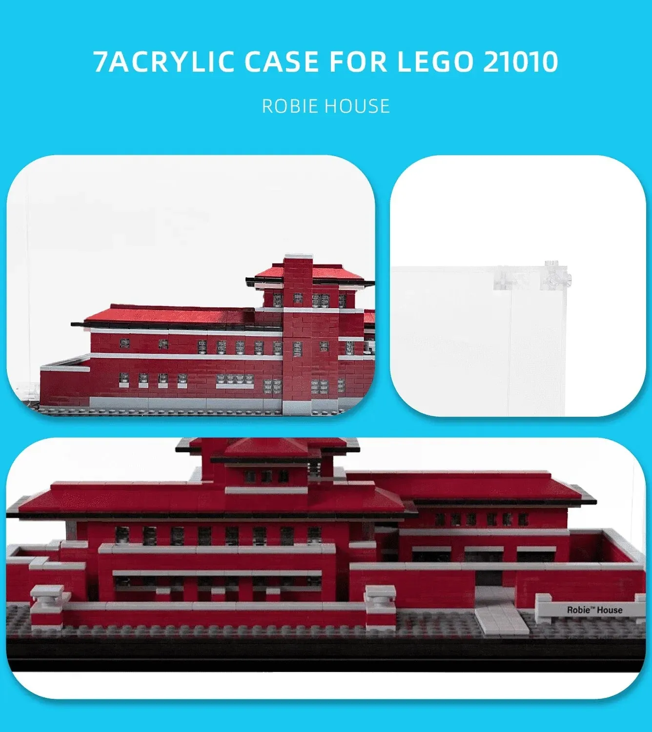 Gablota ekspozycyjna do Lego Robie House 21010 — 4