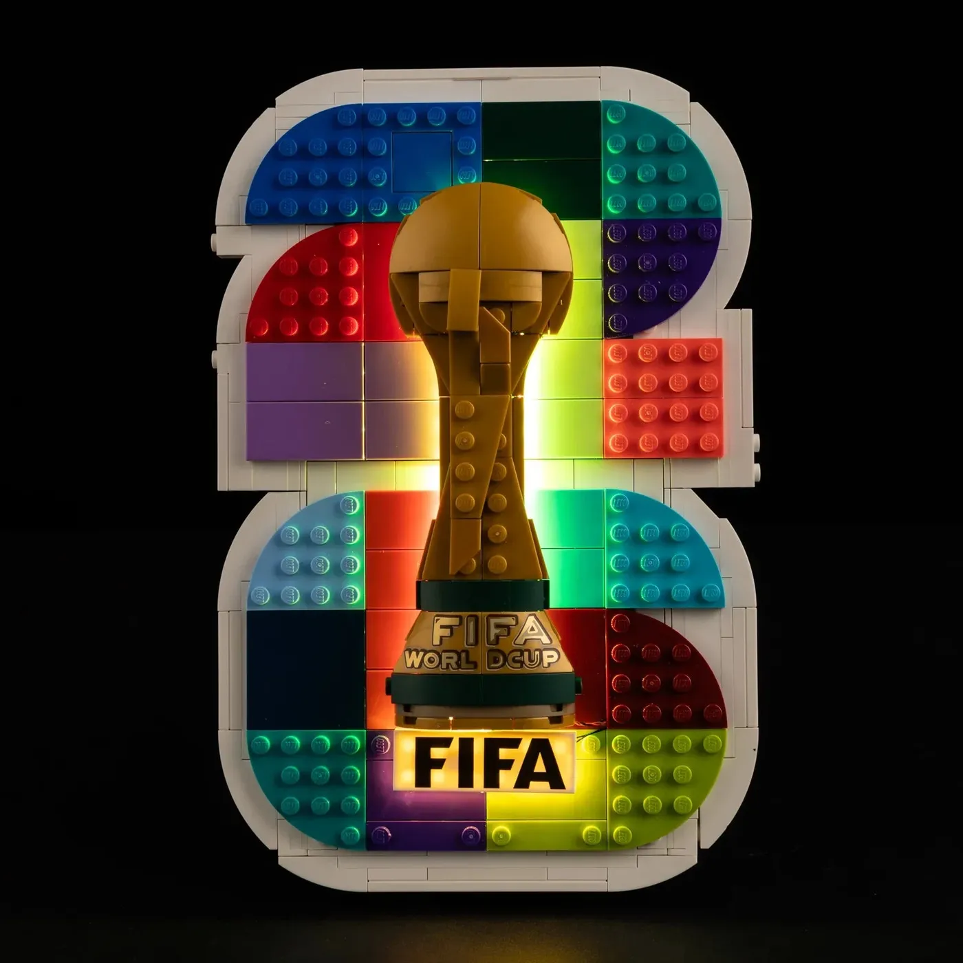 Premium Light Kit Compatible with LEGO® Editions FIFA World Cup 2026™ Official Emblem 43032 — 10