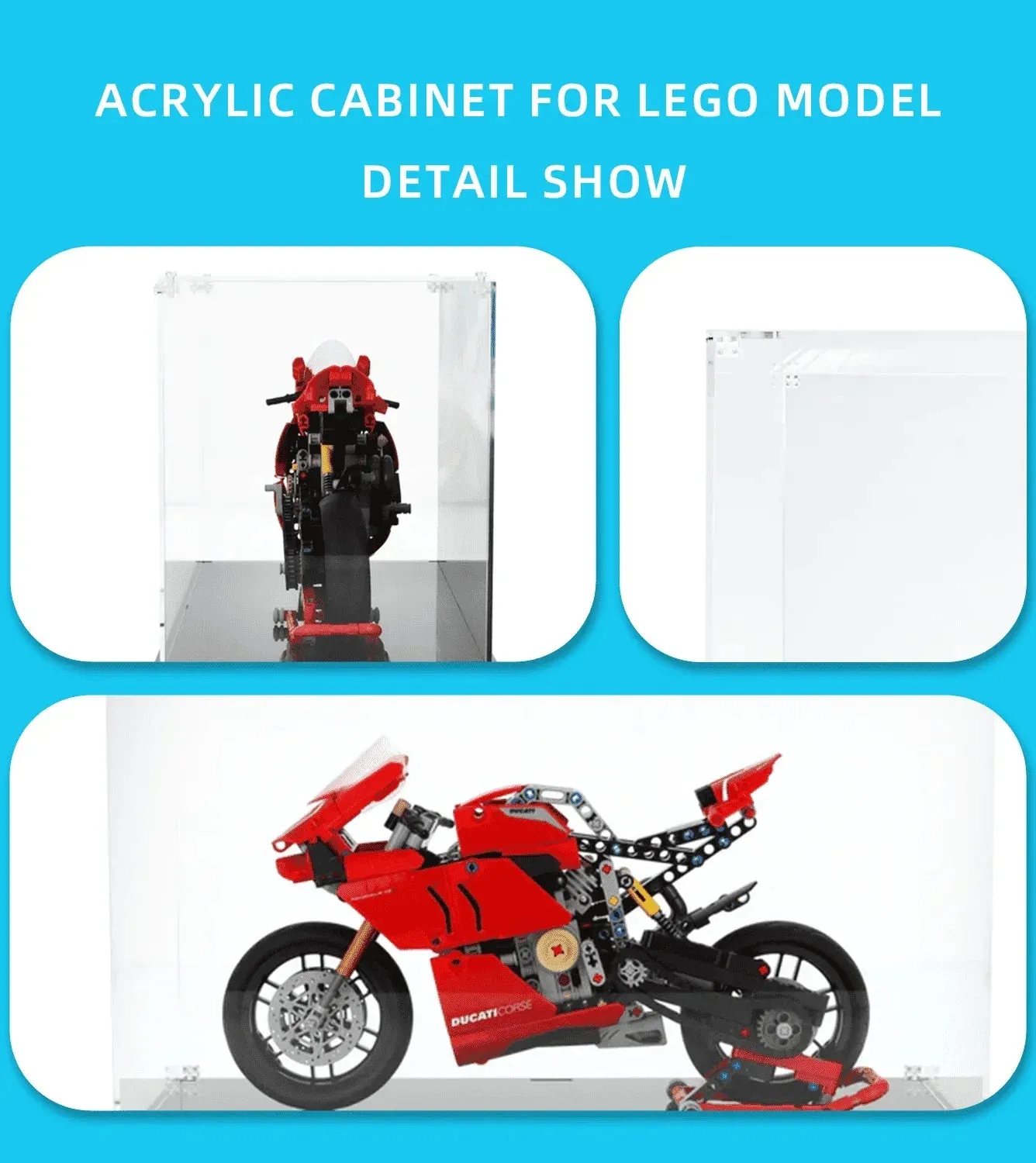 Gablota ekspozycyjna do LEGO Technic Ducati Panigale V4 R 42107 — 5