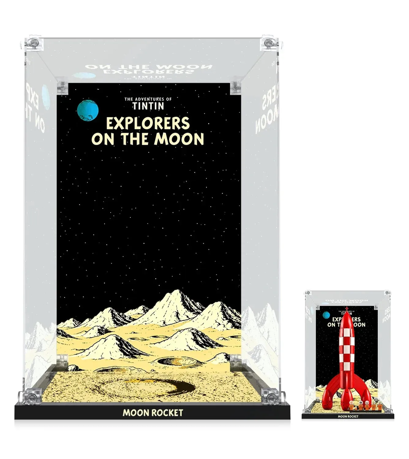 Display Case for LEGO® Ideas Tintin® Moon Rocket #21367 — 7