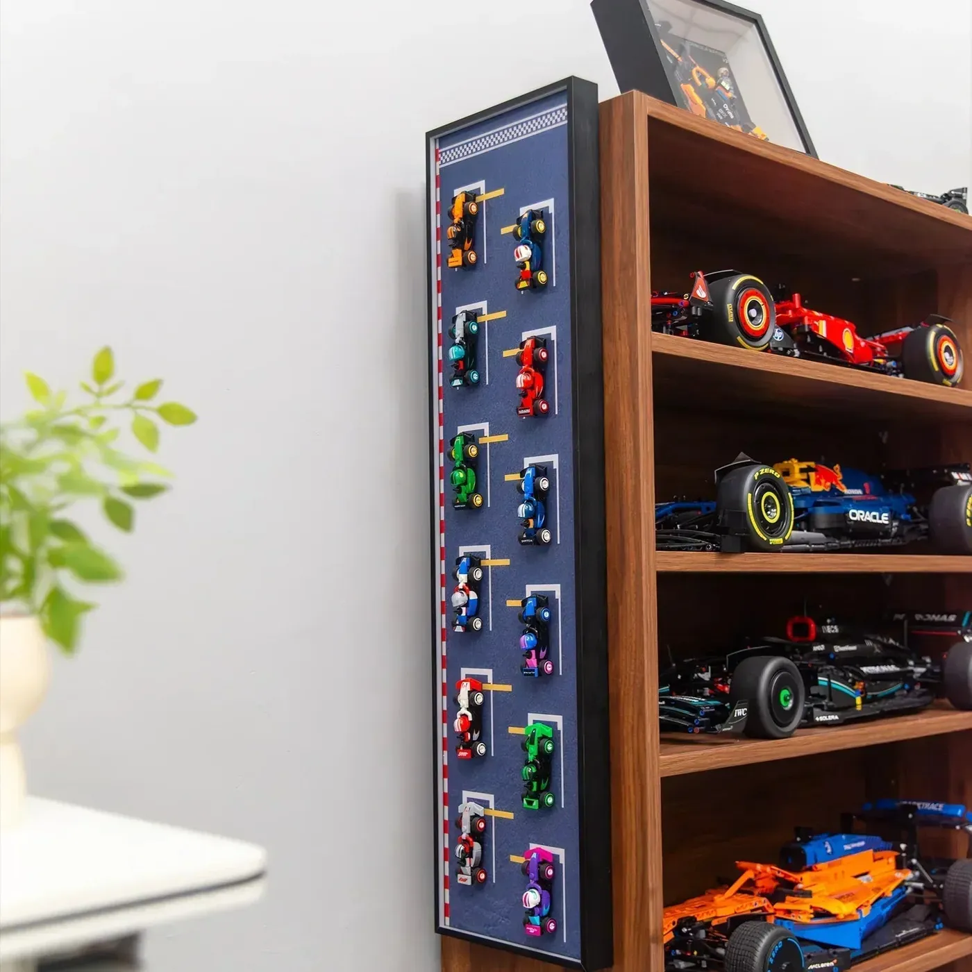 Wall frame for LEGO Other F1® Collectible Race Cars 71049 /Track version - KABO