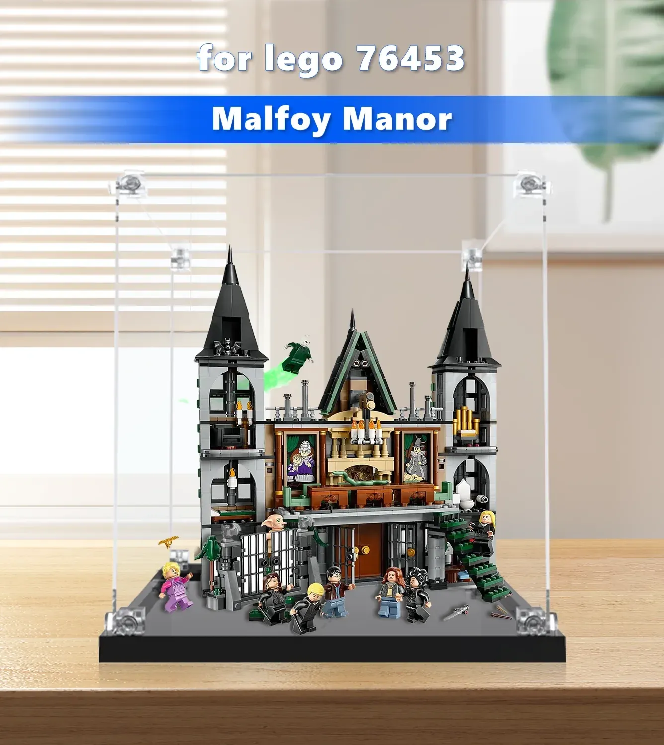 Display case for LEGO® Harry Potter™ Malfoy Manor 76453 — 2