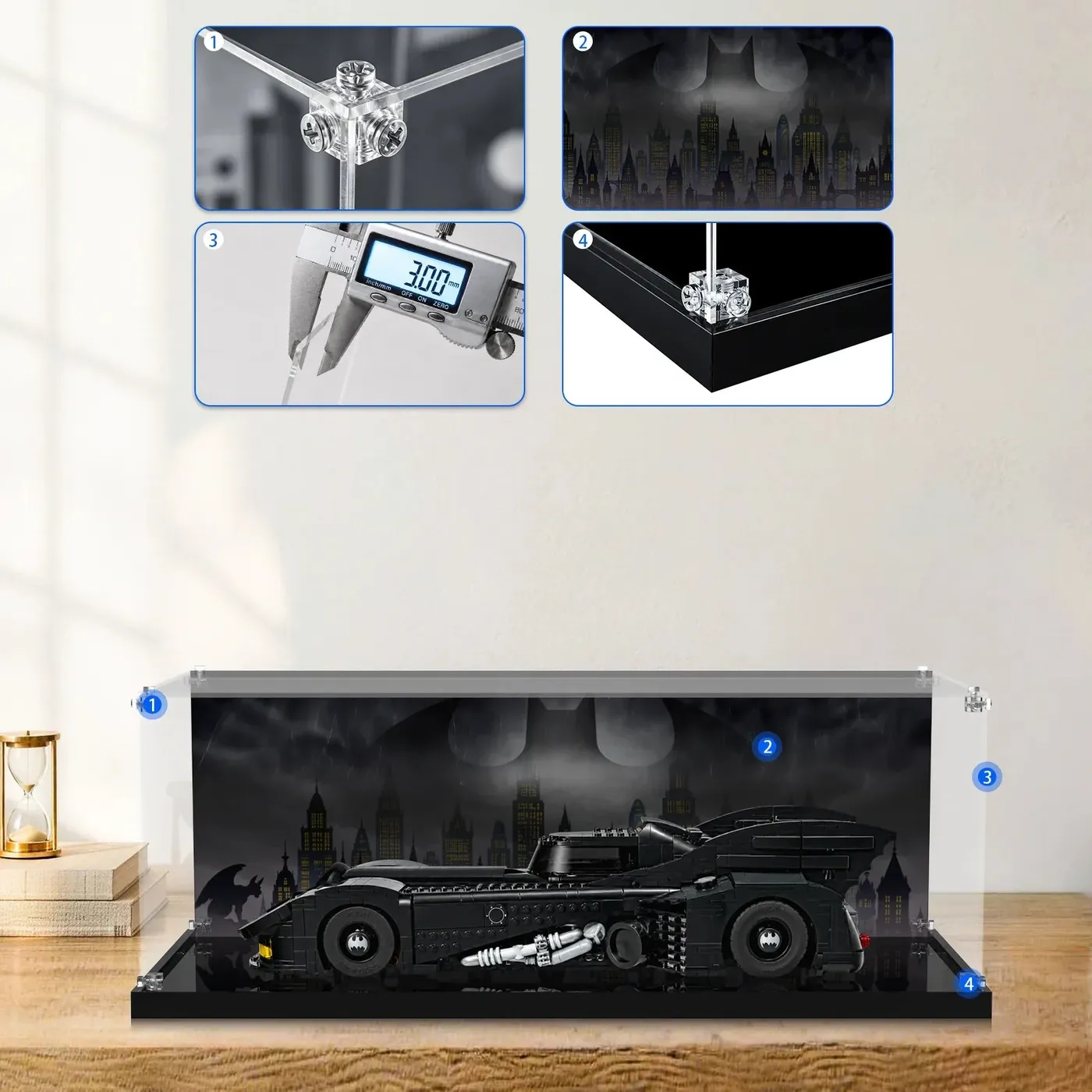 Vitrine für LEGO Batman™ Batman Returns™ Batmobile™ 76355 — 18