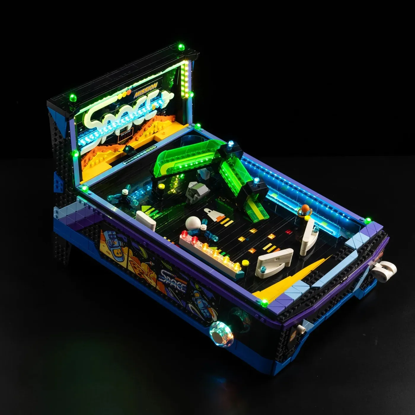 Premium-Beleuchtungsset kompatibel mit LEGO® Icons Arcade Pinball Machine 11374 — 16