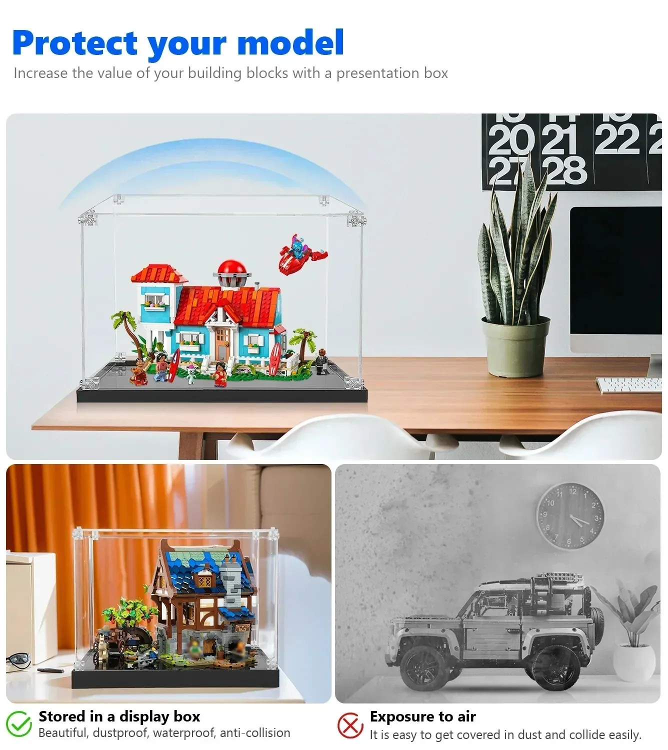 Vitrine für LEGO® Disney™ Lilo and Stitch Beach House 43268 — 3