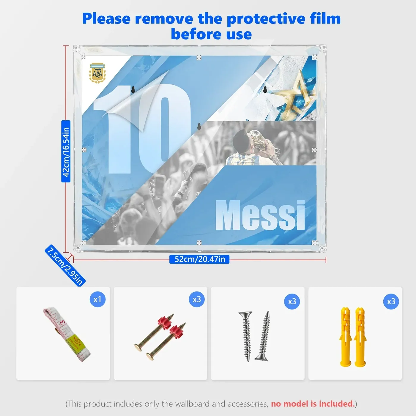 Montrar kompatibel med LEGO® Editions Lionel Messi – Celebration 43018 — 3