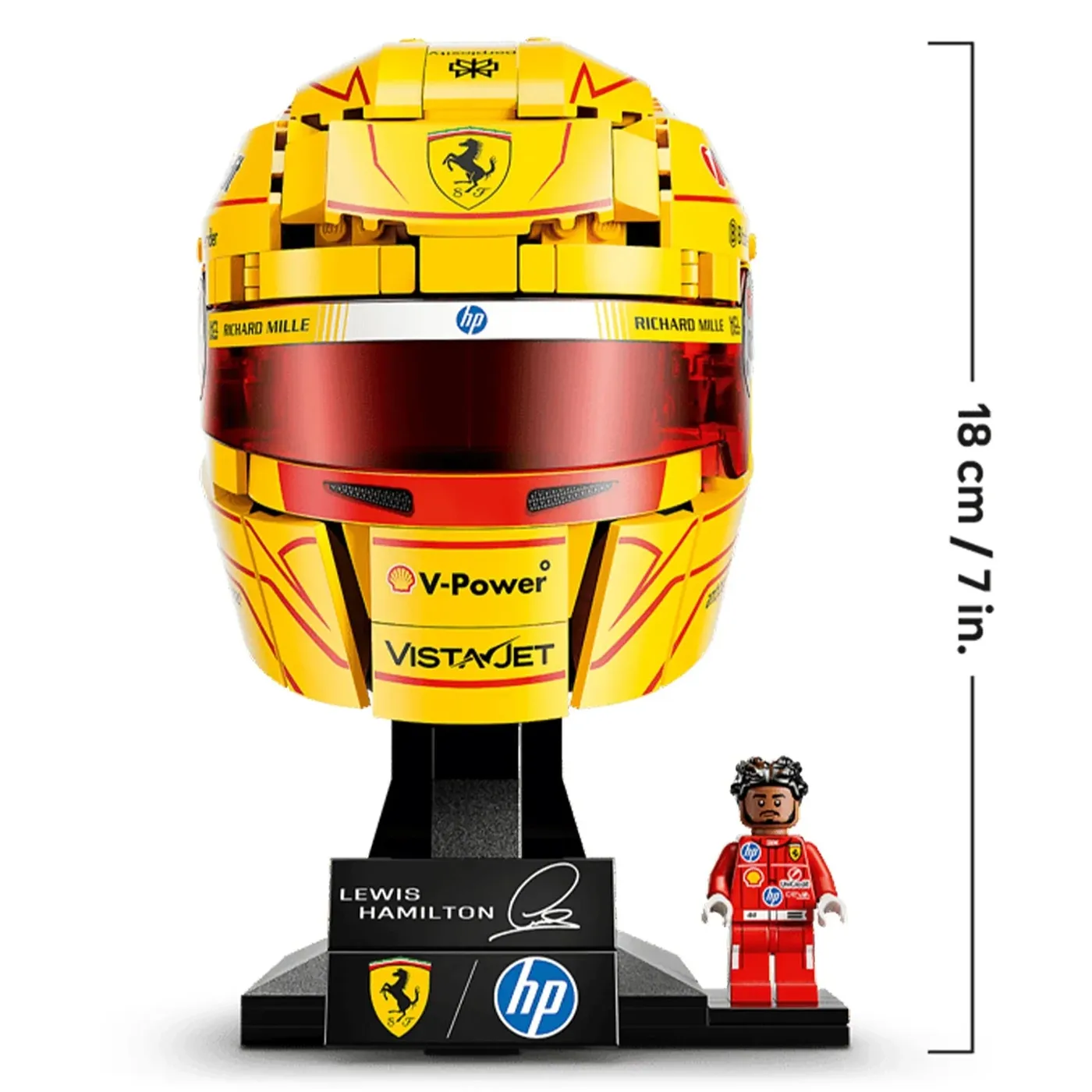Eksponavimo dėžė LEGO® Ferrari HP Lewis Hamilton Helmet 43022 — 2