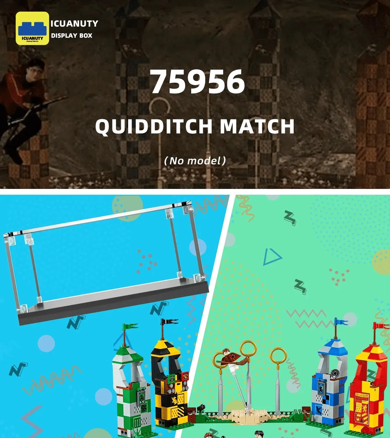 Vitrine für LEGO Harry Potter Quidditch Match 75956 — 4