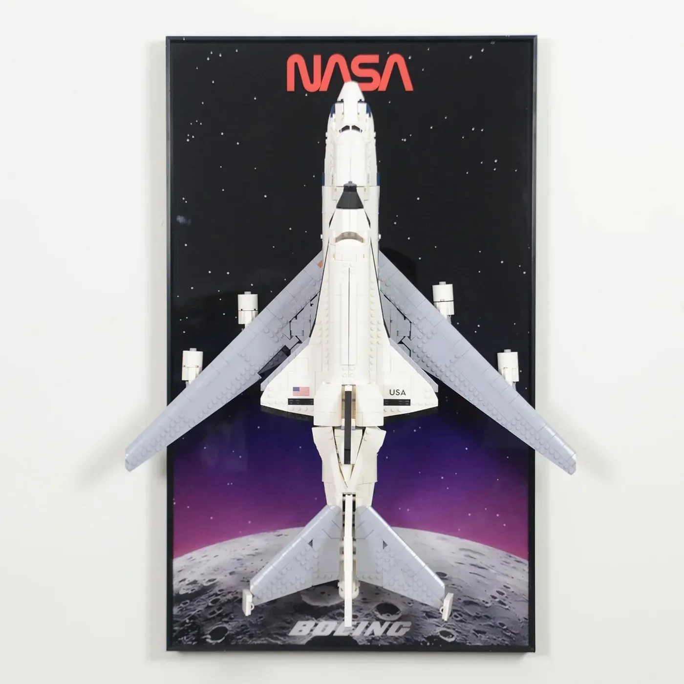 Sieninis eksponavimo rėmas LEGO Icons Shuttle Carrier Aircraft 10360