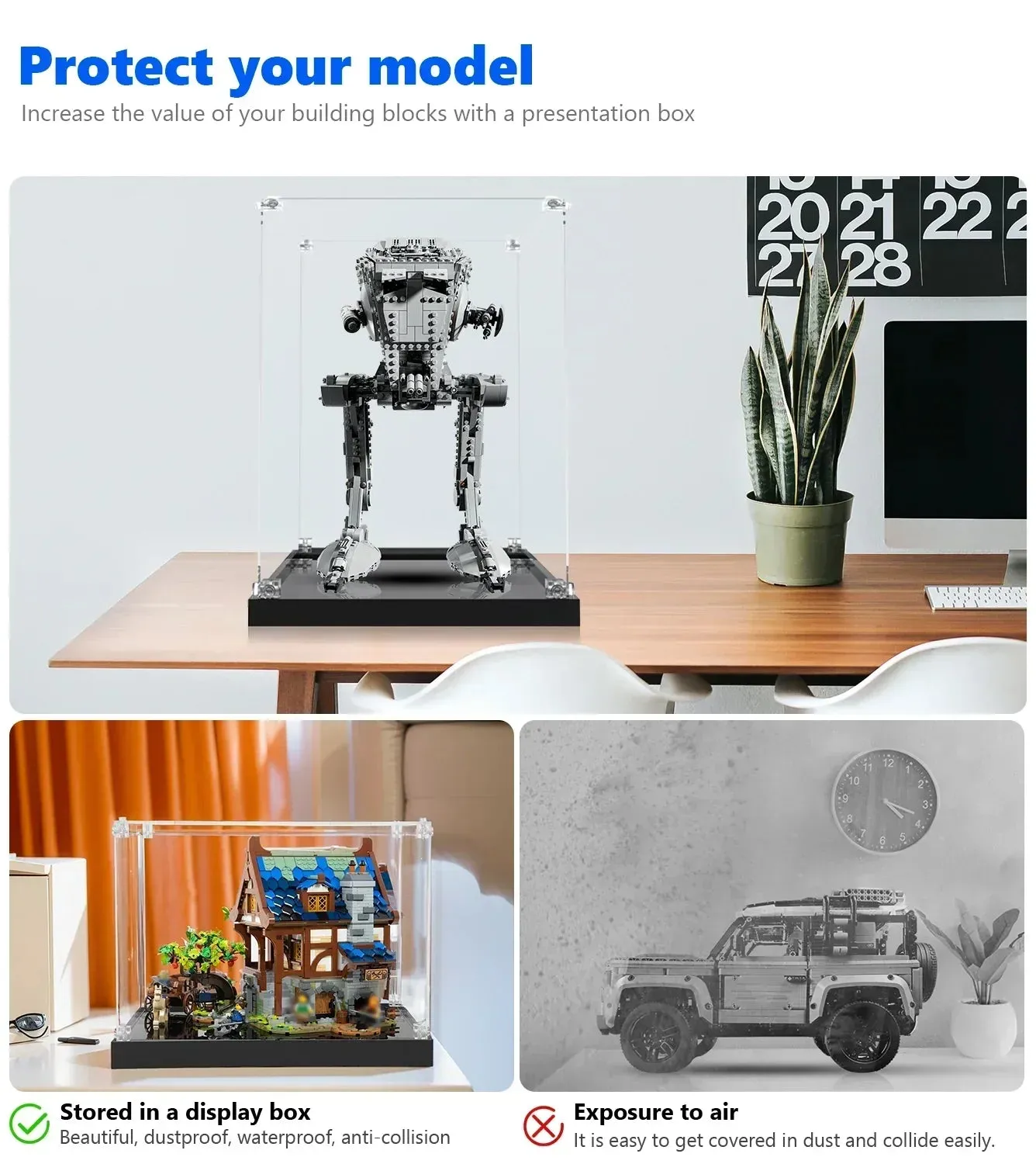 Vitrine für LEGO® Star Wars AT-ST Walker 75417 — 6