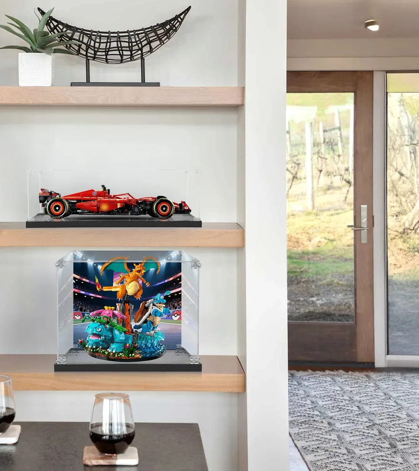 Gablota ekspozycyjna Premium kompatybilna z LEGO Pokémon Venusaur, Charizard and Blastoise 72153 — 2