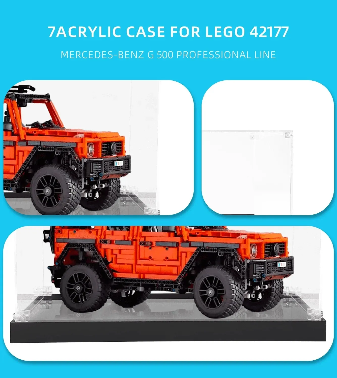 Vitrine für LEGO Mercedes-Benz G 500 PROFESSIONAL Line 42177 — 4
