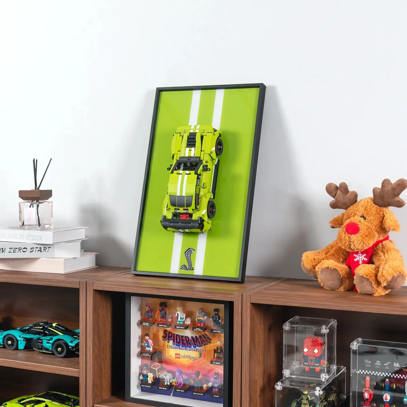 Wand-Displayrahmen kompatibel mit LEGO® Technic™ Ford Mustang Shelby® GT500® 42138 — 4