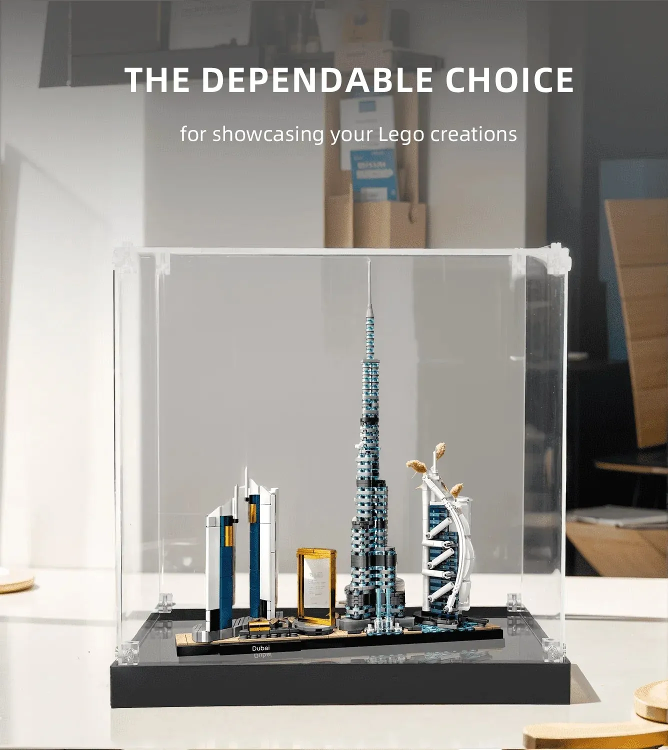Vitrine für LEGO Architecture Dubai 21052 — 3