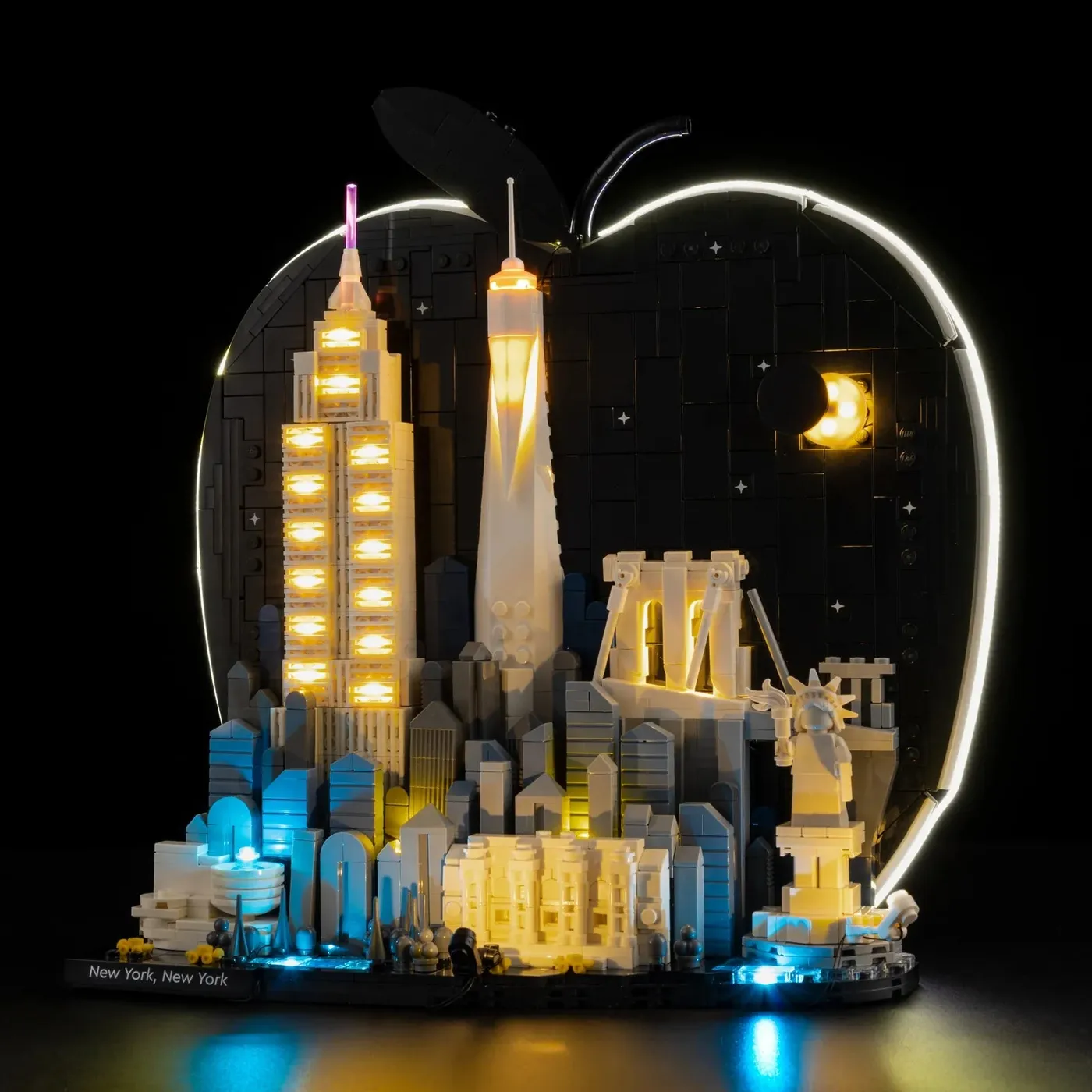 Premium-belysningskit kompatibelt med LEGO Architecture New York City – The Big Apple 21066 — 8
