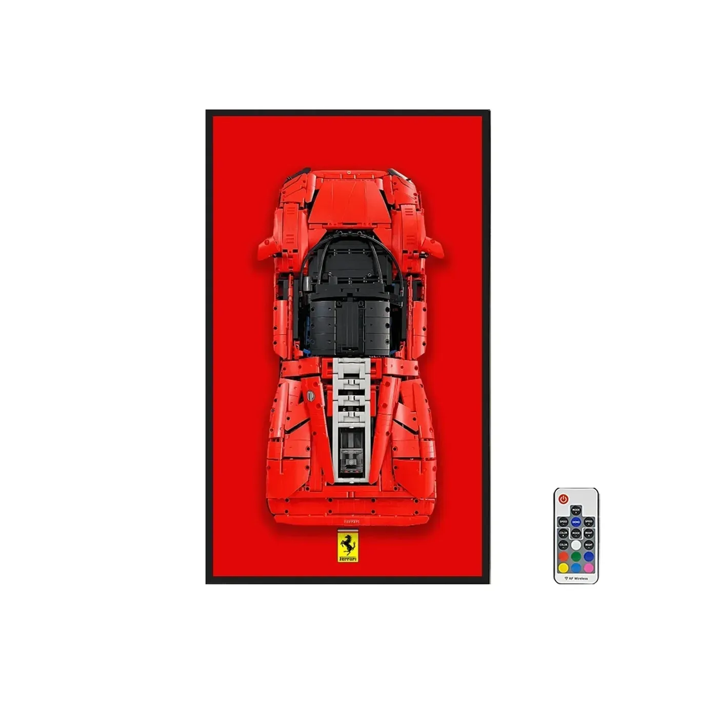 [Supercar Badge serija] Sieninis eksponavimo rėmas Lego Technic serijai (mastelis 1:8) 42083 42056 42143 42115 42172 — 17