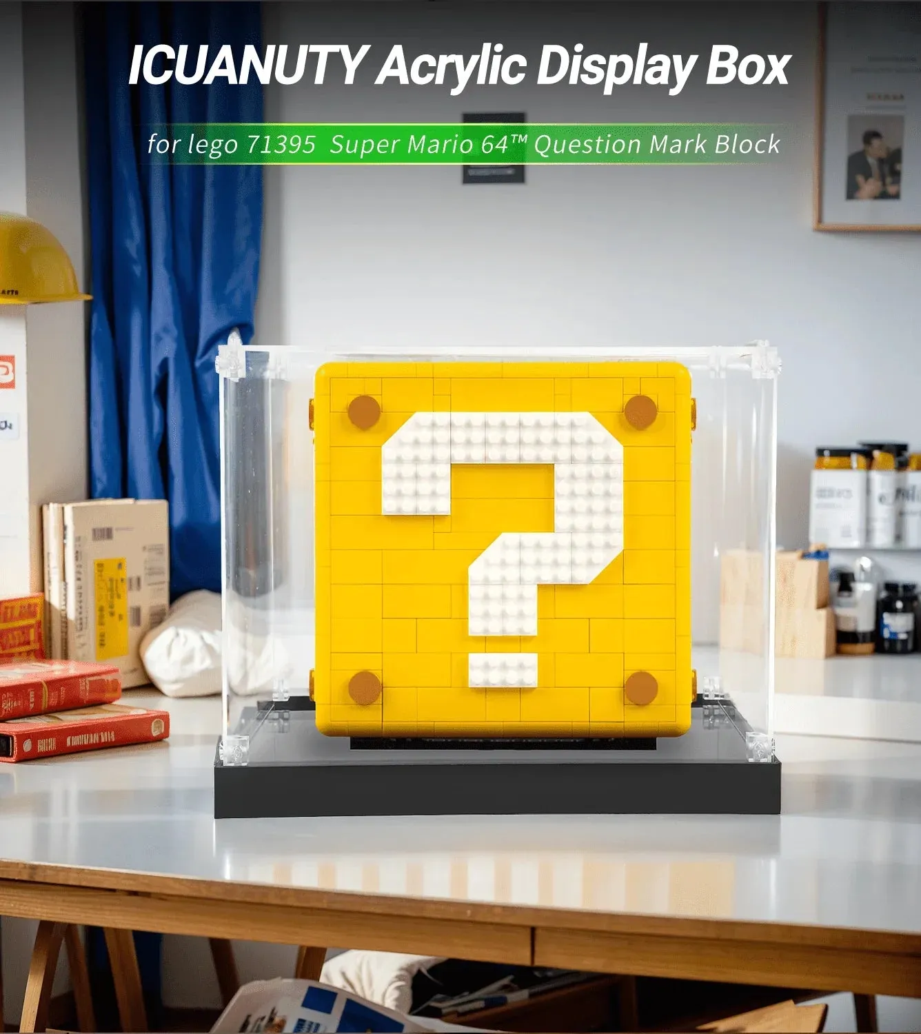 Vitrine für LEGO Super Mario 64 Question Mark 71395 — 2