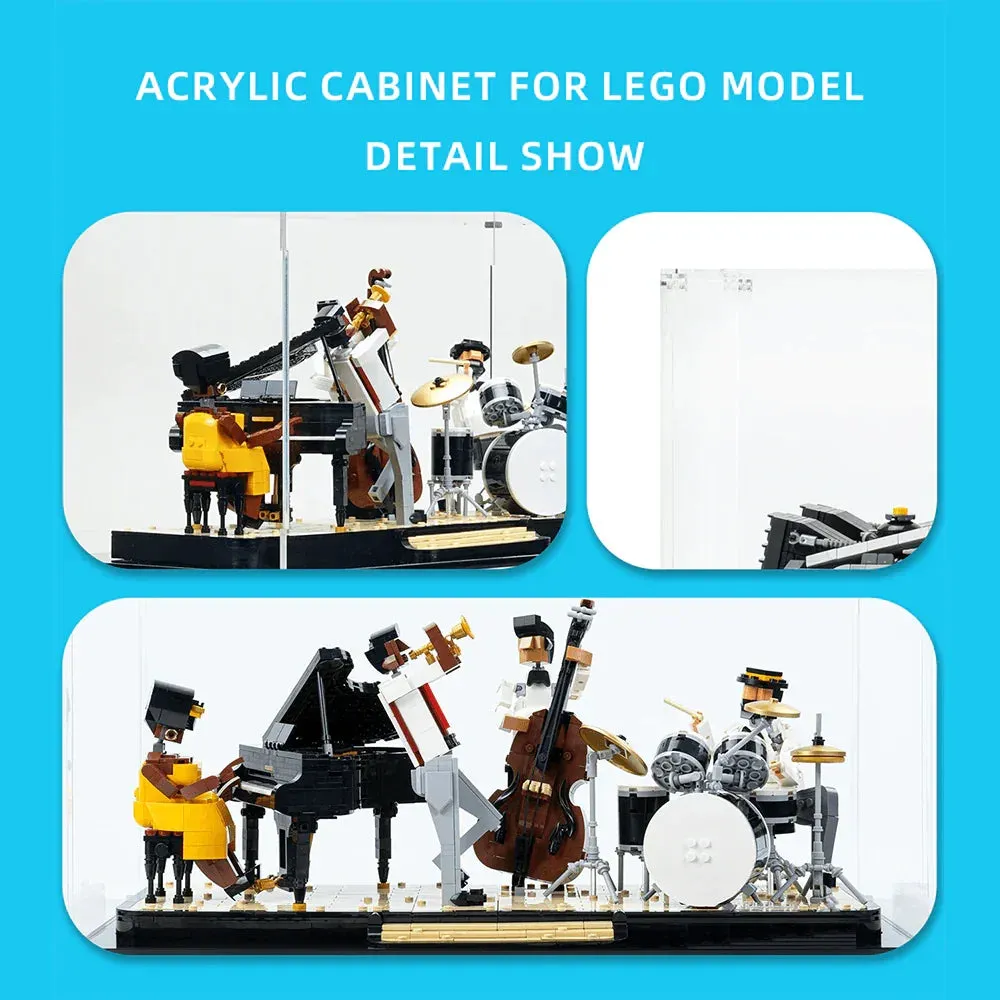 Vitrine für LEGO 21334 Ideas Jazz Quartet — 7