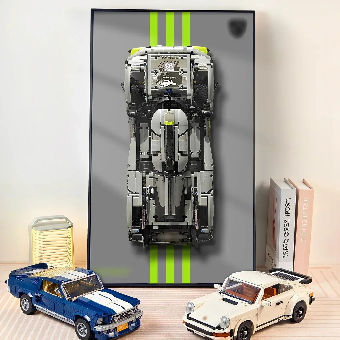 [Seria Line] Ramka ekspozycyjna na ścianę do superaut LEGO Technic — 17