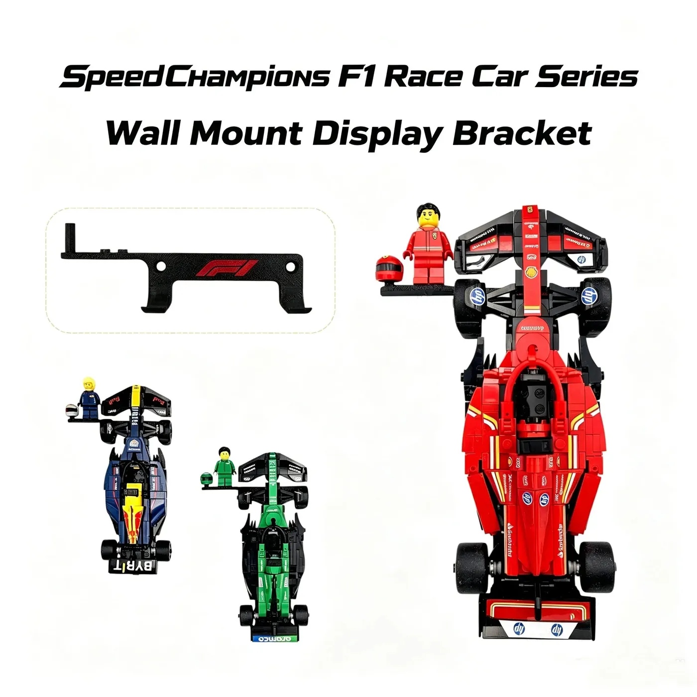 Wall hanging stand for Speed Champions F1 Car — 4