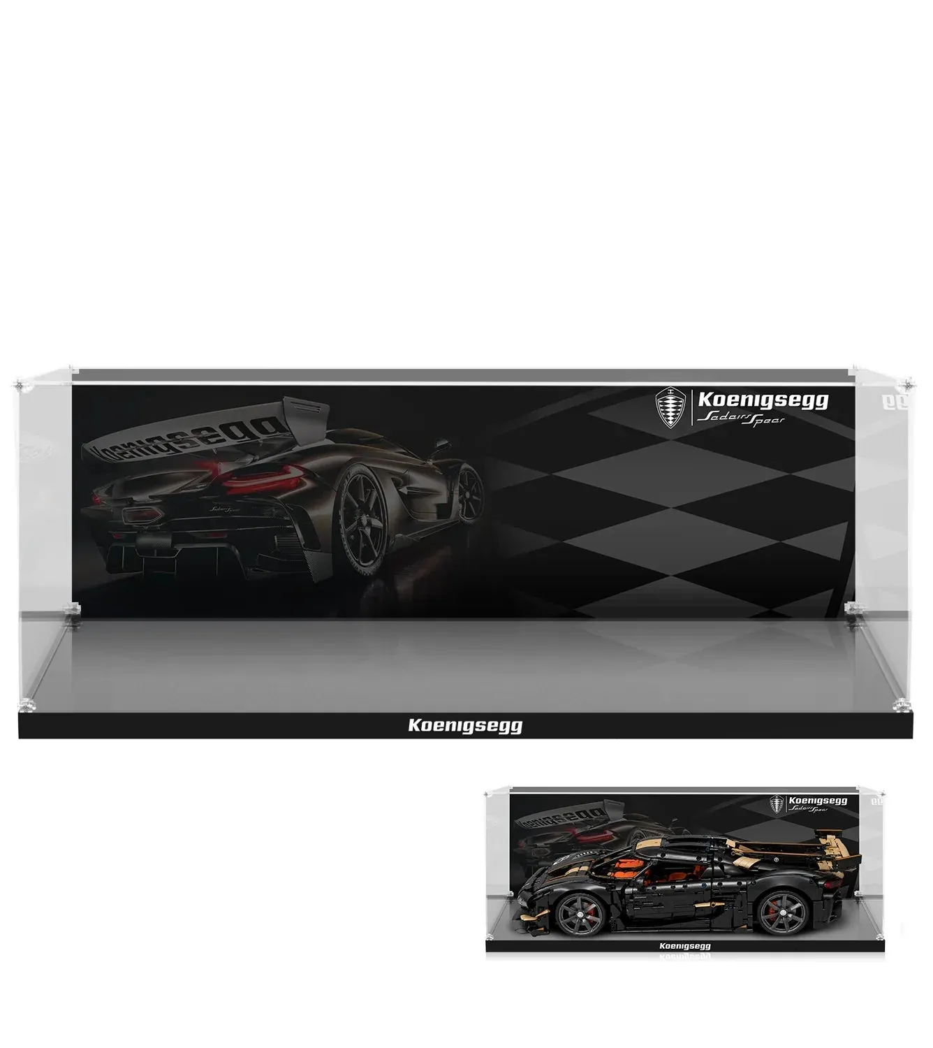 Vitrine für LEGO Technic™ Koenigsegg Sadair's Spear Megacar 42232 — 9
