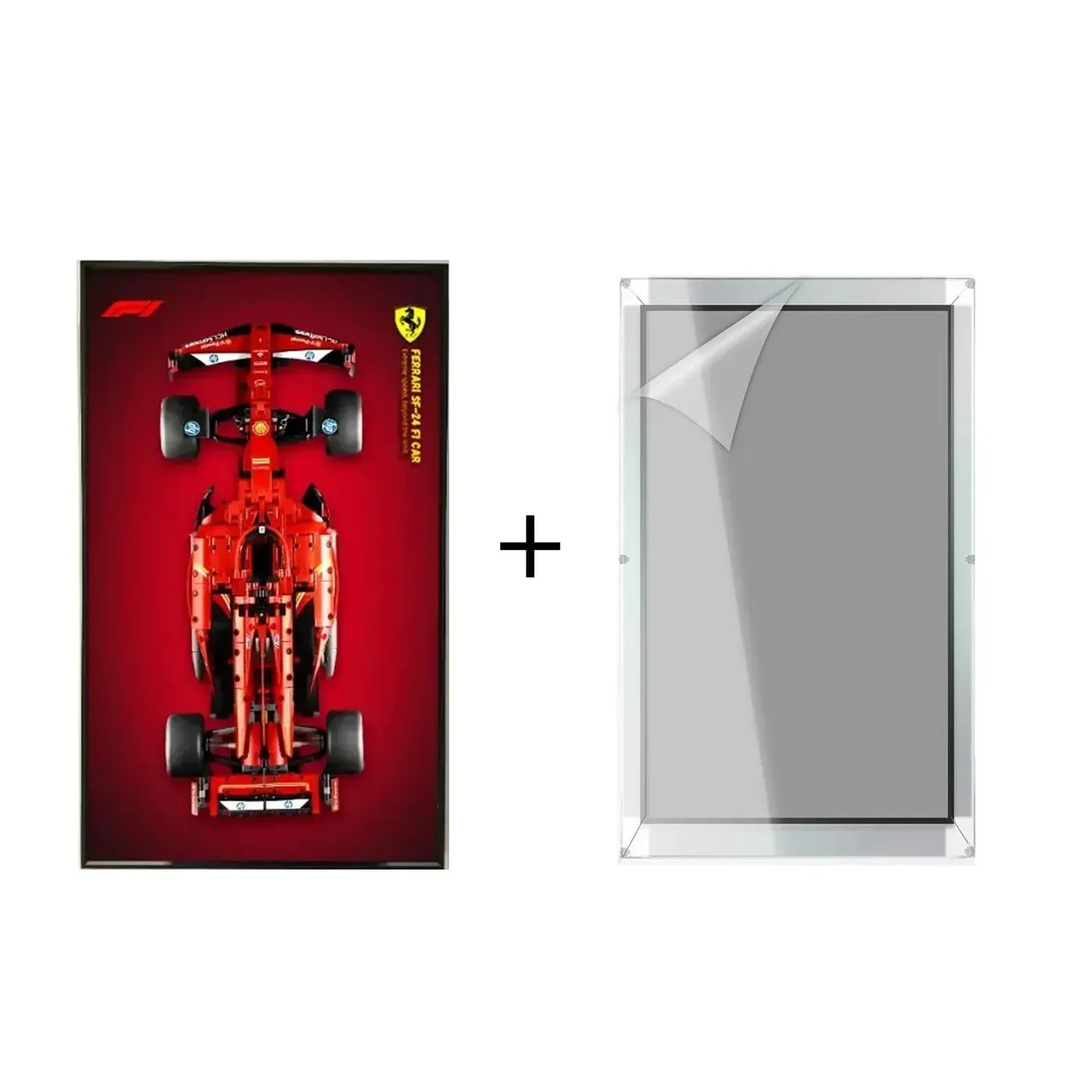 Sieninis eksponavimo rėmas LEGO Technic Ferrari SF-24 42207 — 12