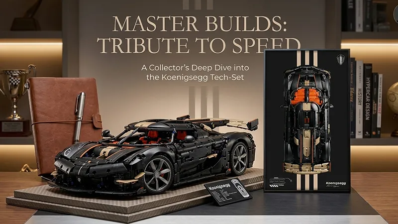 LEGO 42232 Wall Display Frame Guide: Setting Up Your Koenigsegg Display