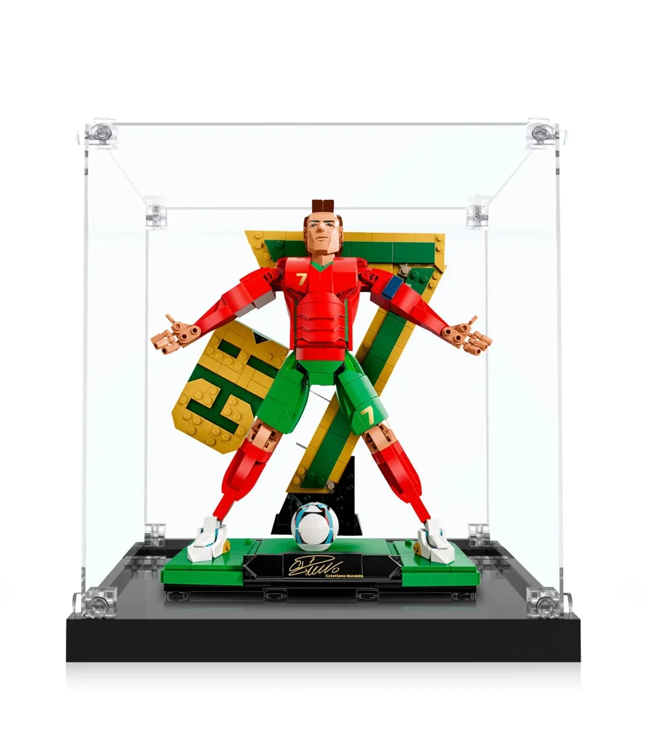Display Case for LEGO® Cristiano Ronaldo – Soccer Legend 43016 — 9