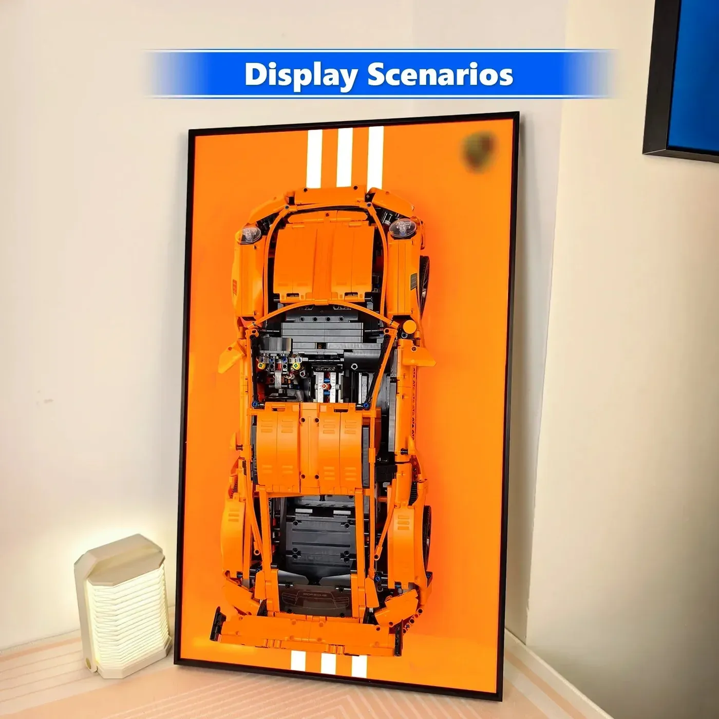 [Seria Line] Ramka ekspozycyjna na ścianę do superaut LEGO Technic — 16