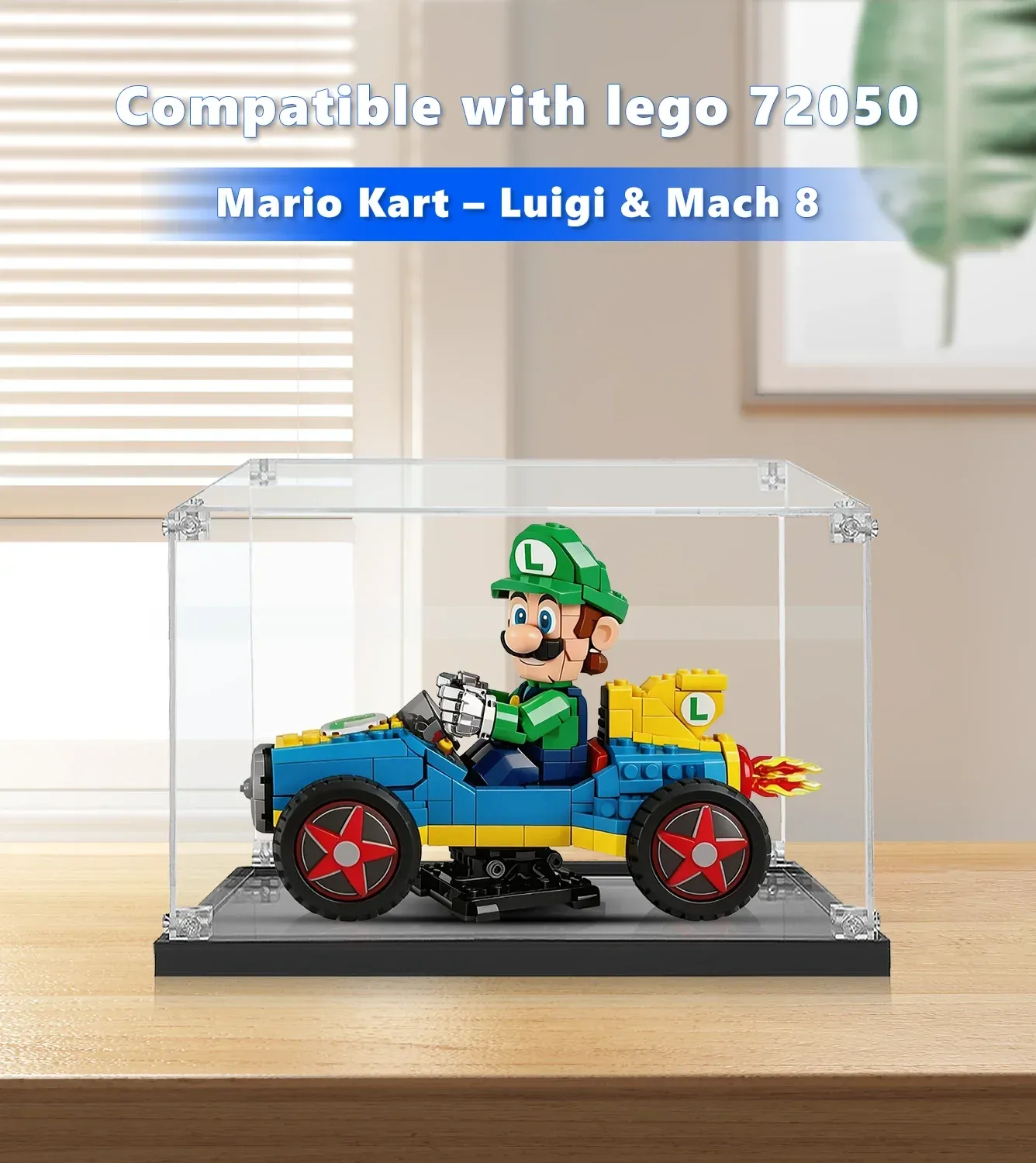 Display Case for LEGO® Super Mario™ Mario Kart™ – Luigi & Mach 8 72050 — 10