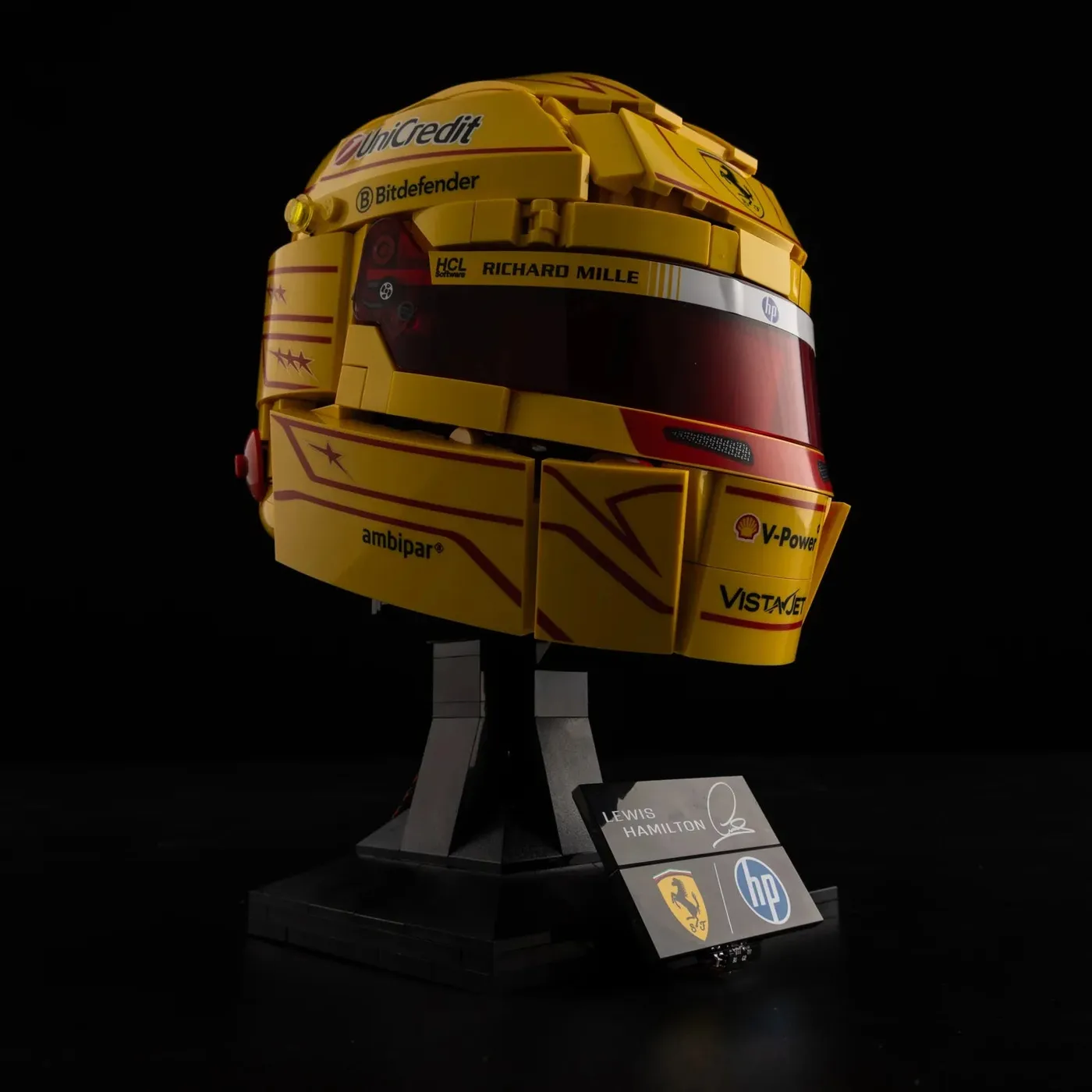 Premium belysningskit kompatibel med LEGO® Editions Scuderia Ferrari HP Lewis Hamilton Helmet 43022 — 5