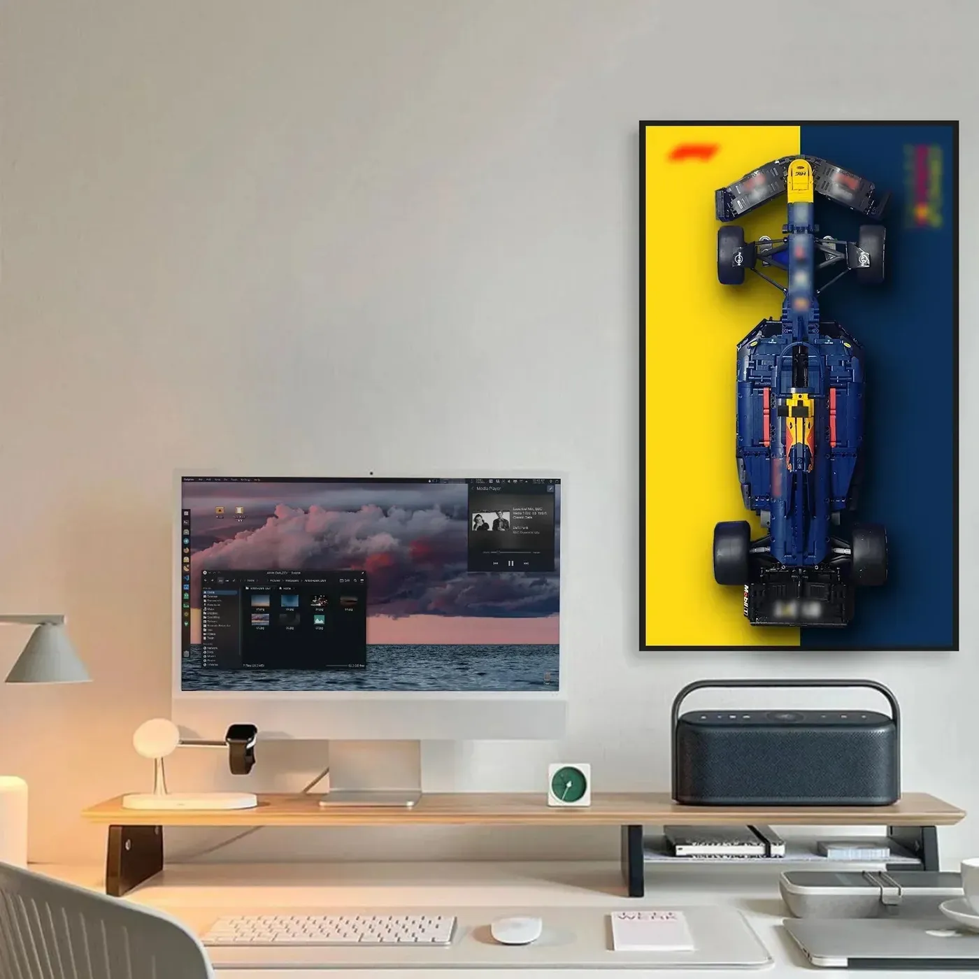 [Seria SplitBackdrop™] Ramka ścienna do samochodów F1 LEGO Technic — 7