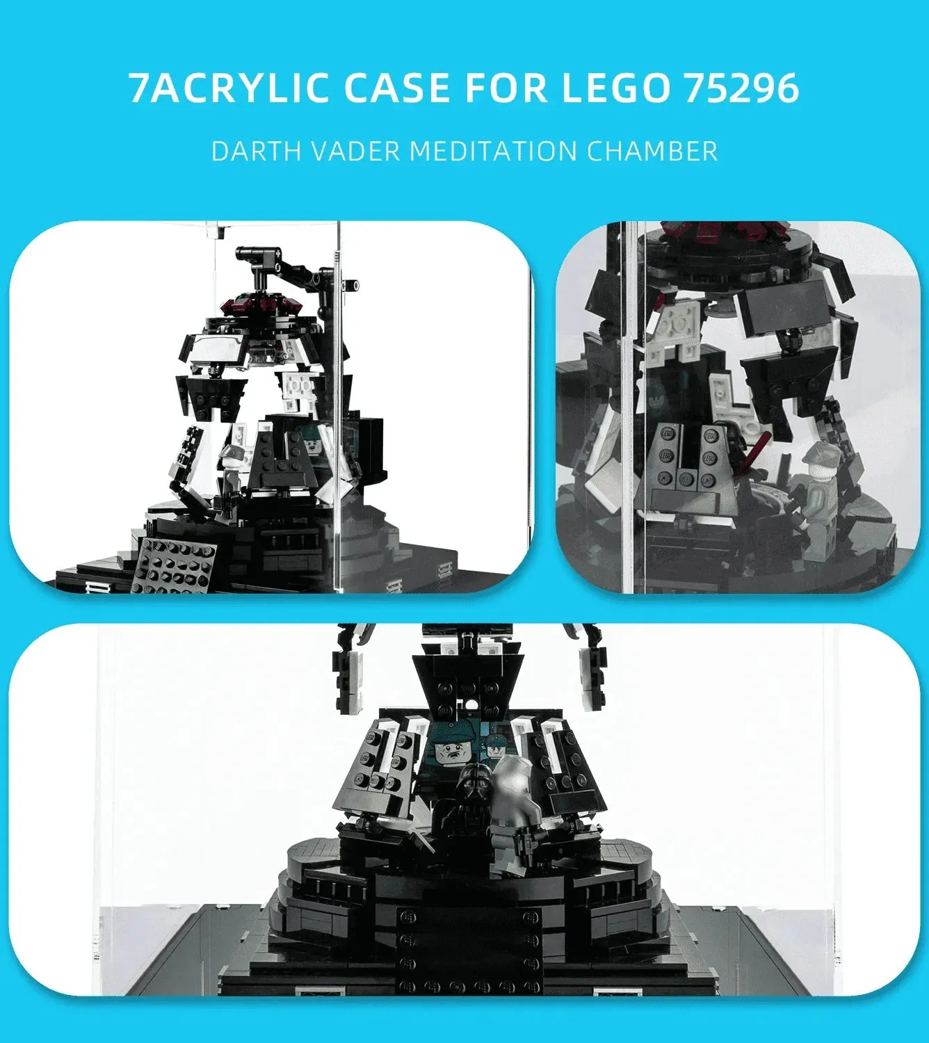Vitrine für Lego Star WarsDarth Vader Meditation Chamber 75296 — 4