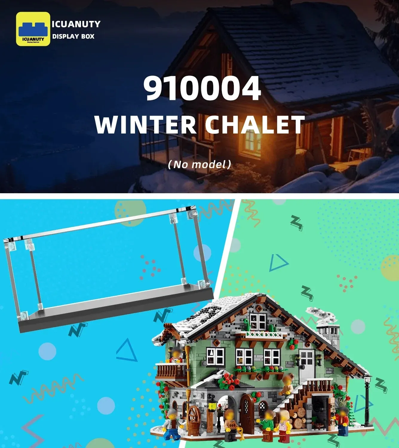 Eksponavimo dėžė Lego BrickLink Winter Chalet 910004 — 6