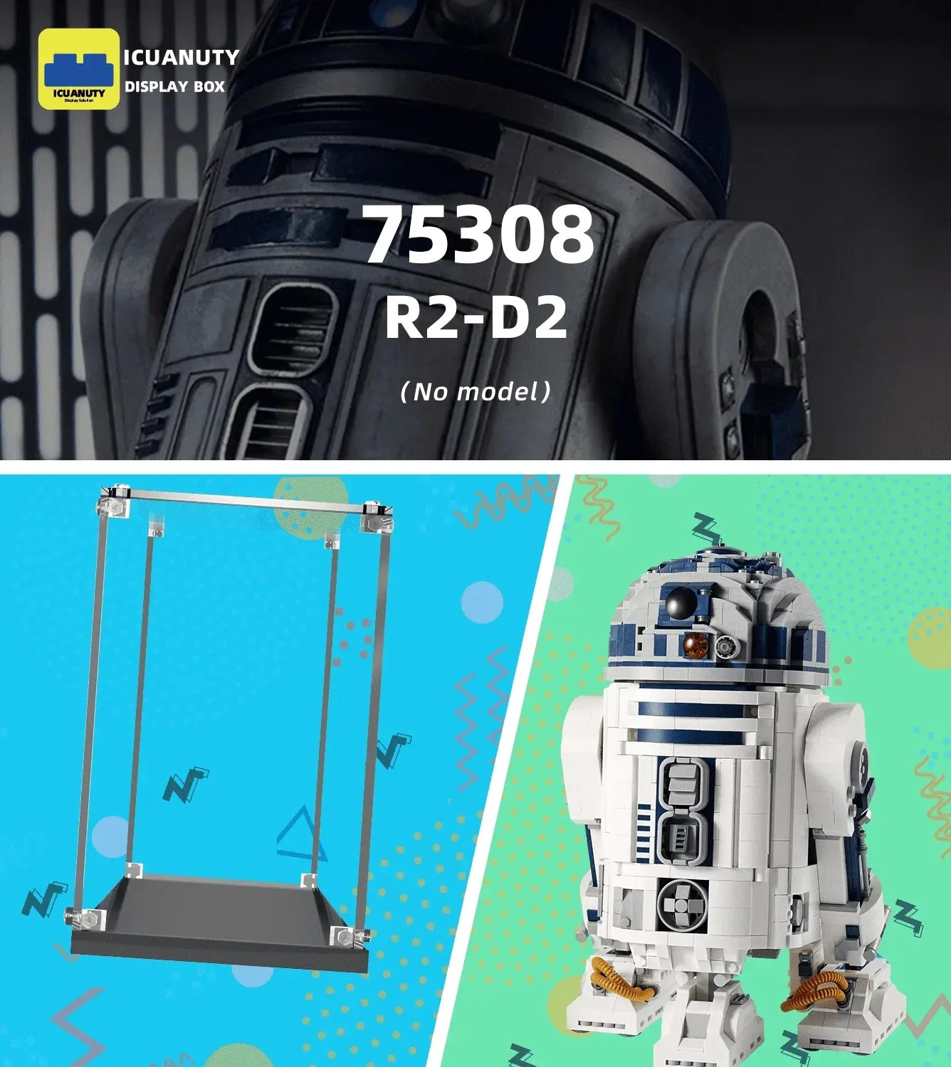 Eksponavimo dėžė LEGO Star Wars R2-D2 75308 — 6