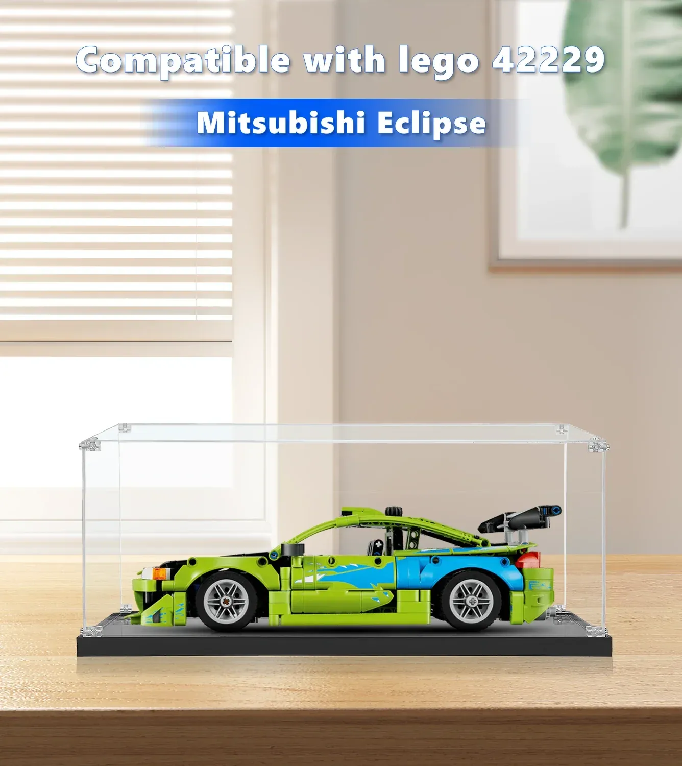 Vitrine für LEGO® Technic™ Fast Furious Mitsubishi Eclipse (42229) — 3