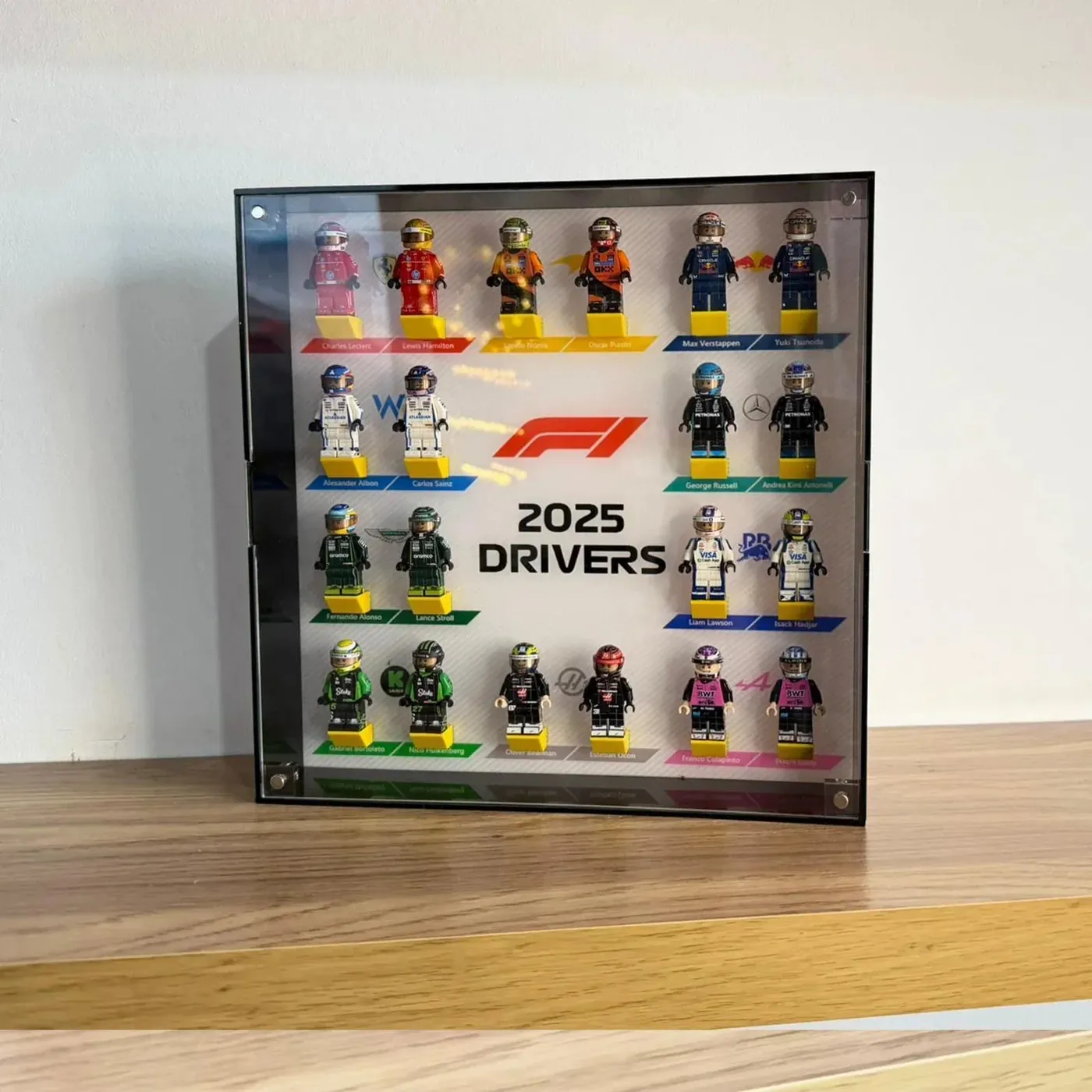 Bilderrahmen für MOC Speed Champion Fahrerfiguren 2025 — 6