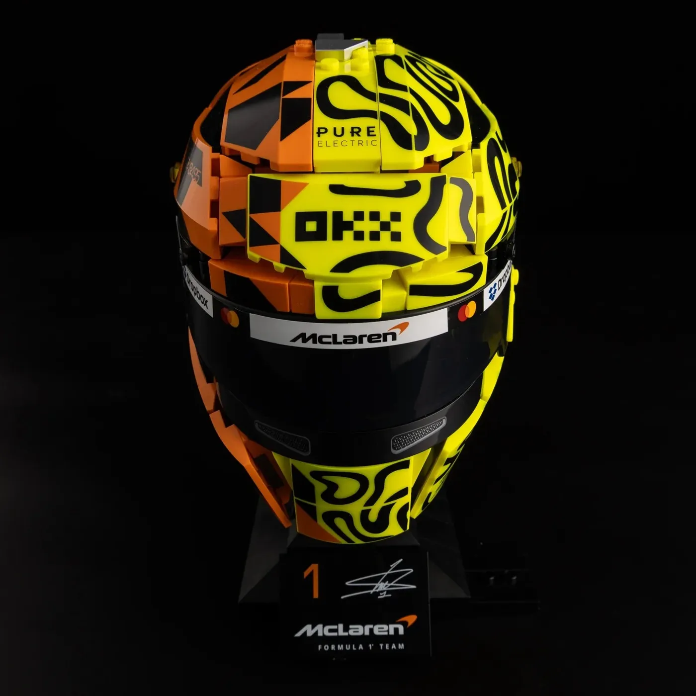 Premium belysningskit kompatibel med LEGO® Editions McLaren Mastercard F1® Team Lando Norris Helmet 43023 — 10