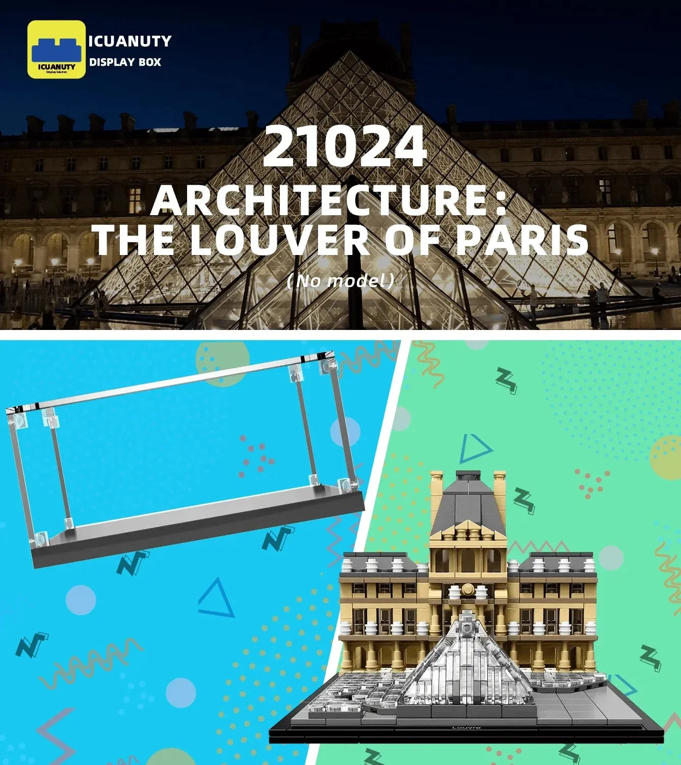 Montrar för Lego Architecture Louvre 21024 — 6
