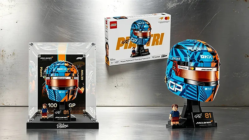 Keep Your LEGO 43017 Helmet Pristine: A Dedicated Display Case for Collectors