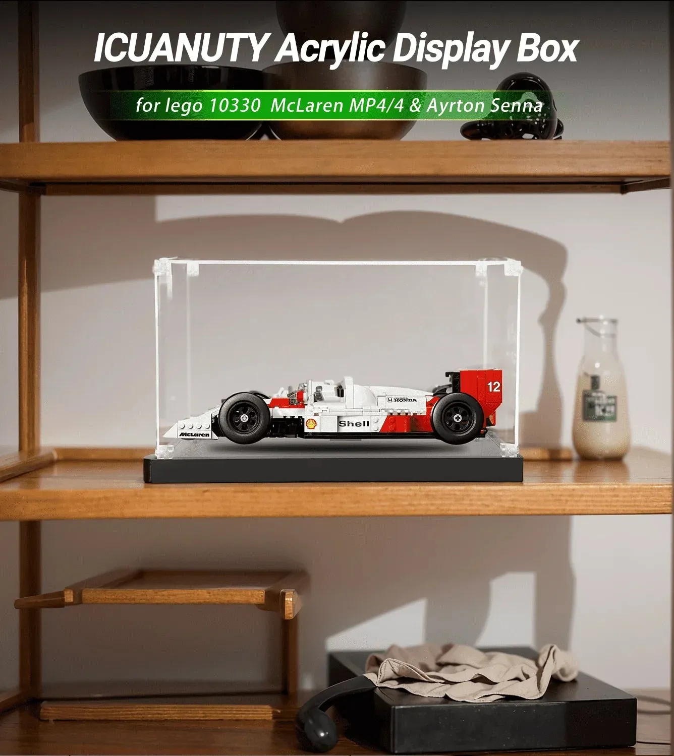 Vitrine für LEGO McLaren MP4/4 & Ayrton Senna 10330 — 3
