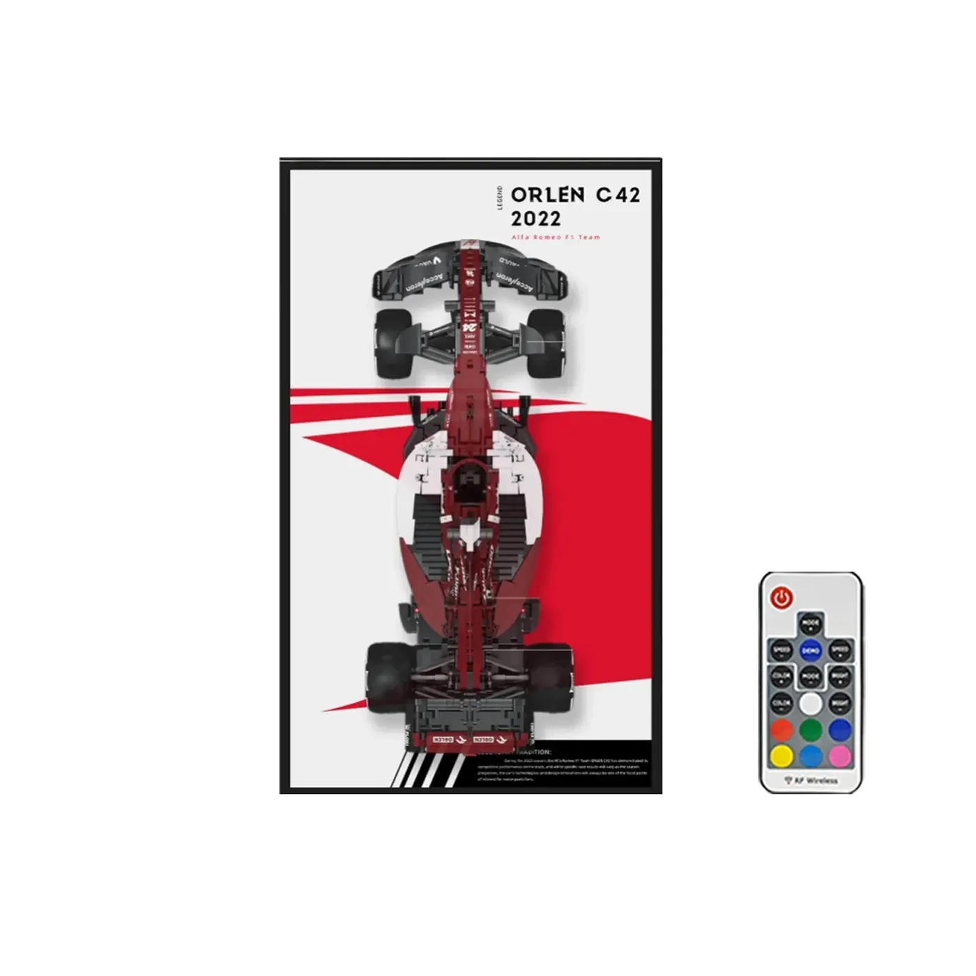 Väggmonterad displayram för Alfa Romeo F1 Team ORLEN C42 C64005 — 19