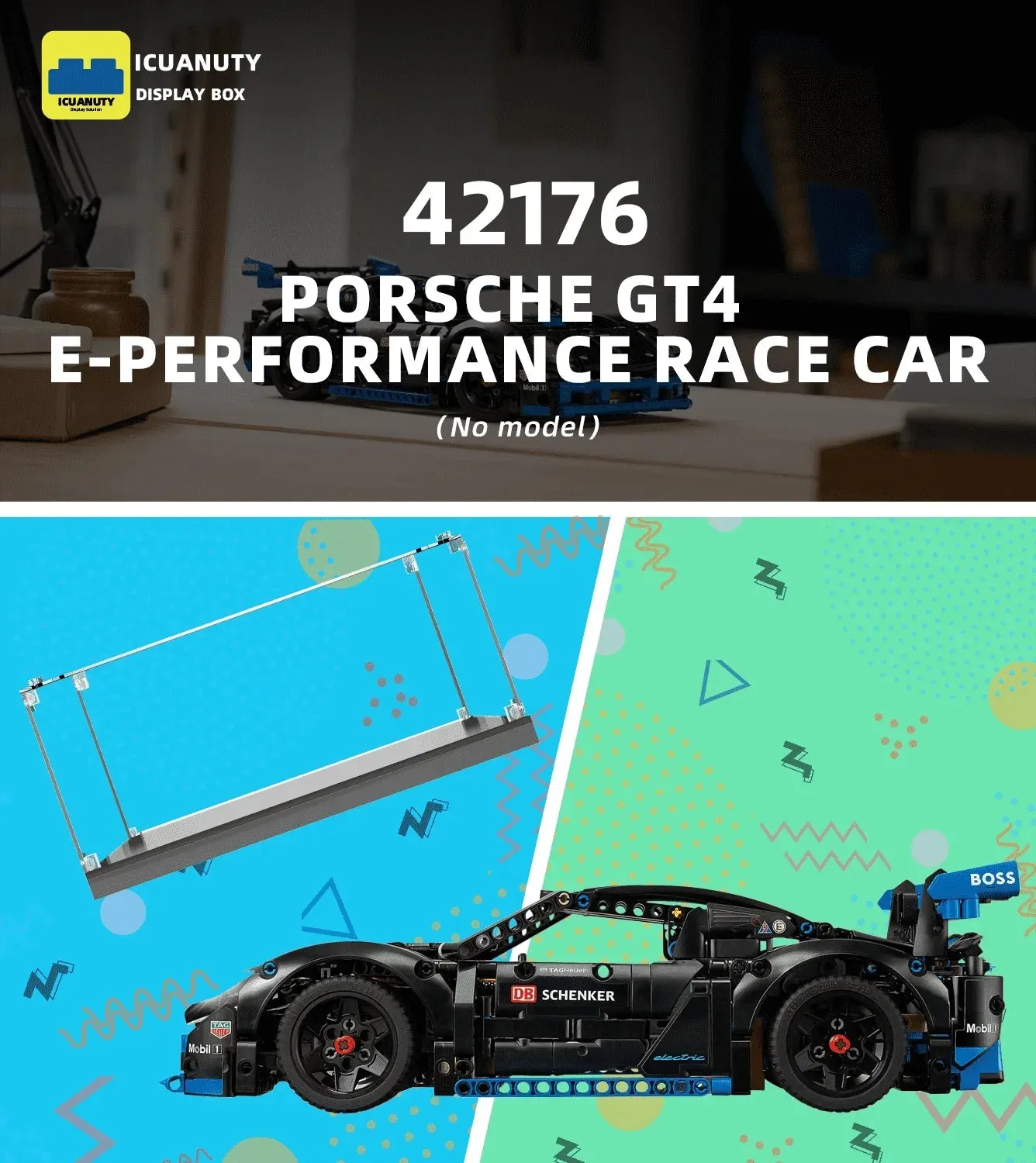 Monter för LEGO Porsche GT4 e-Performance Race Car 42176 — 5