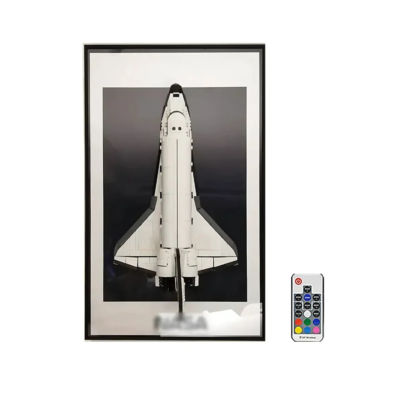 Väggmonterad displayram för LEGO® 10283 Icons NASA Space Shuttle Discovery — 8
