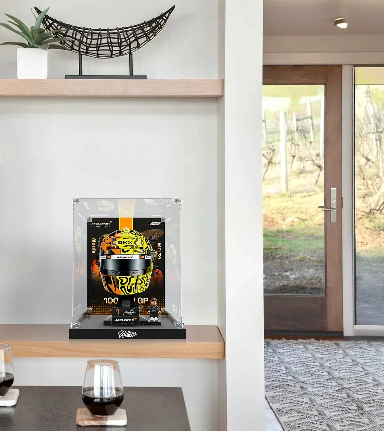 Display Case for LEGO® Editions McLaren Mastercard F1® Team Lando Norris Helmet 43023 — 6