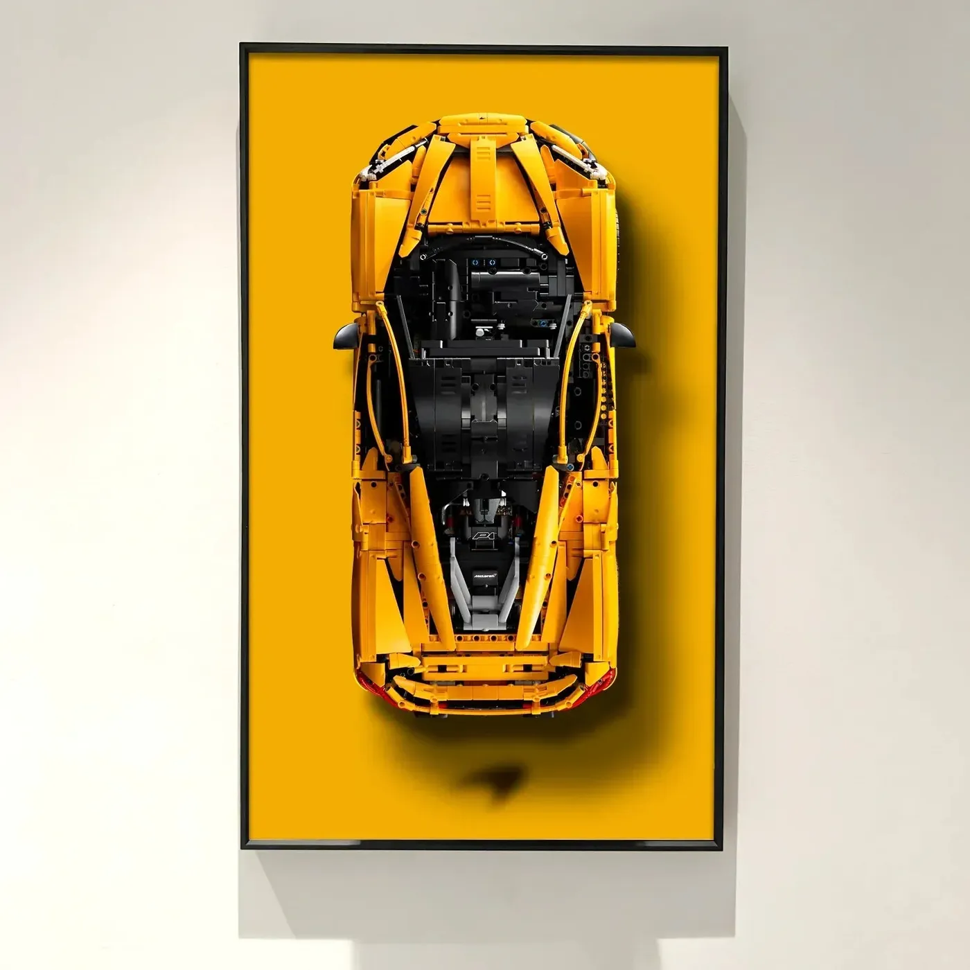 [Supercar Badge serija] Sieninis eksponavimo rėmas Lego Technic serijai (mastelis 1:8) 42083 42056 42143 42115 42172 — 14