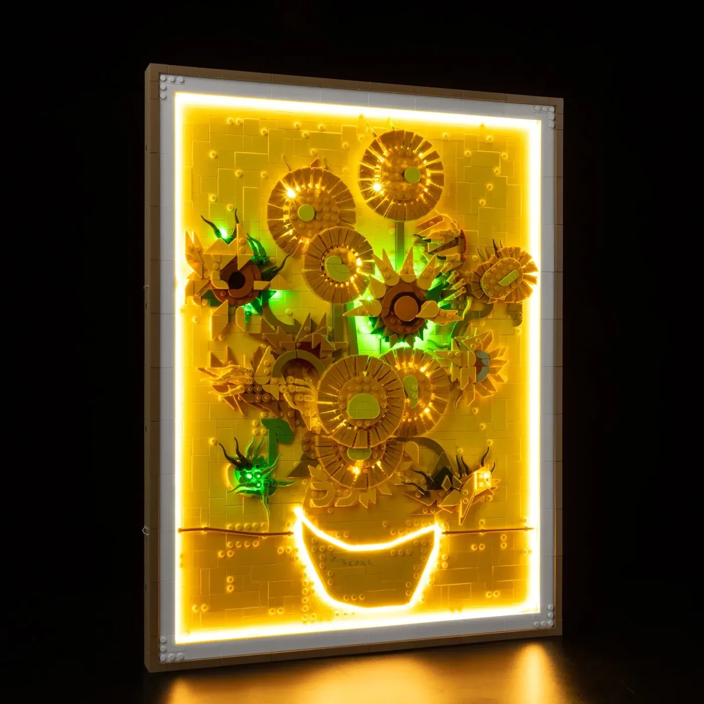 Apšvietimo rinkinys Lego Art Vincent van Gogh – Sunflowers 31215 — 3