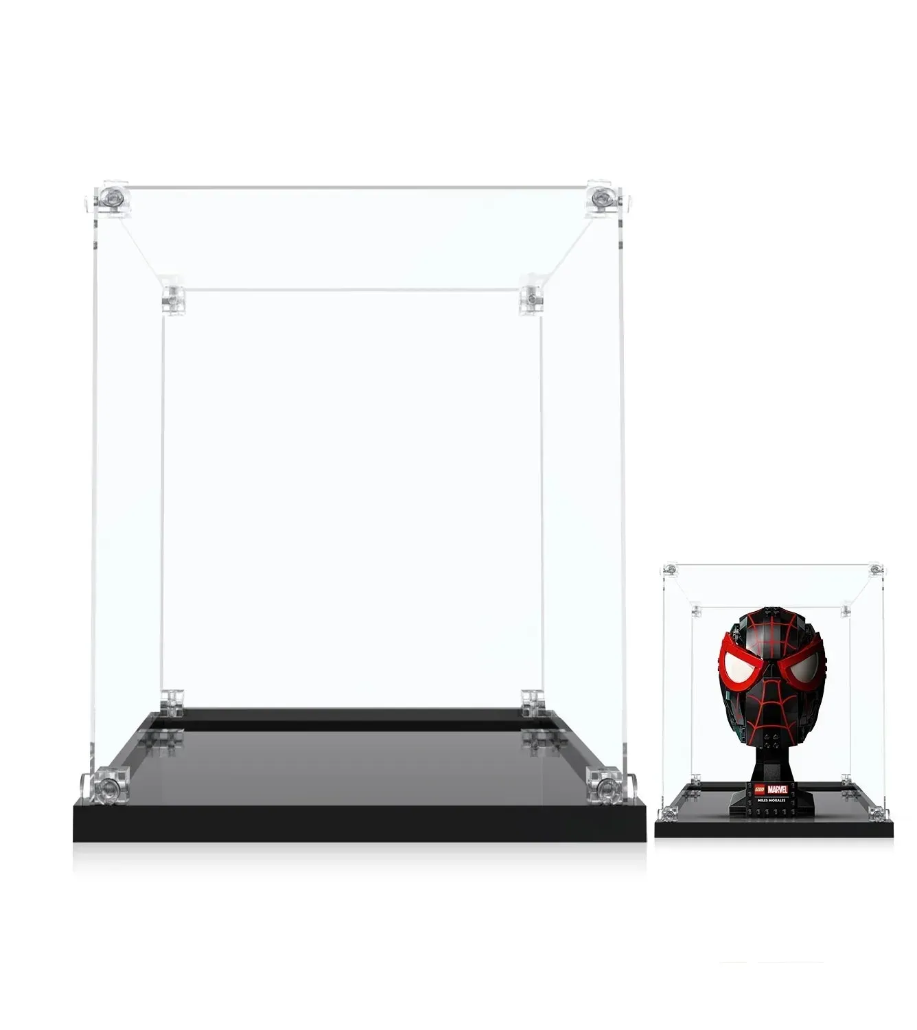 Display Case for LEGO® Marvel Miles Morales' Mask 76329 — 3