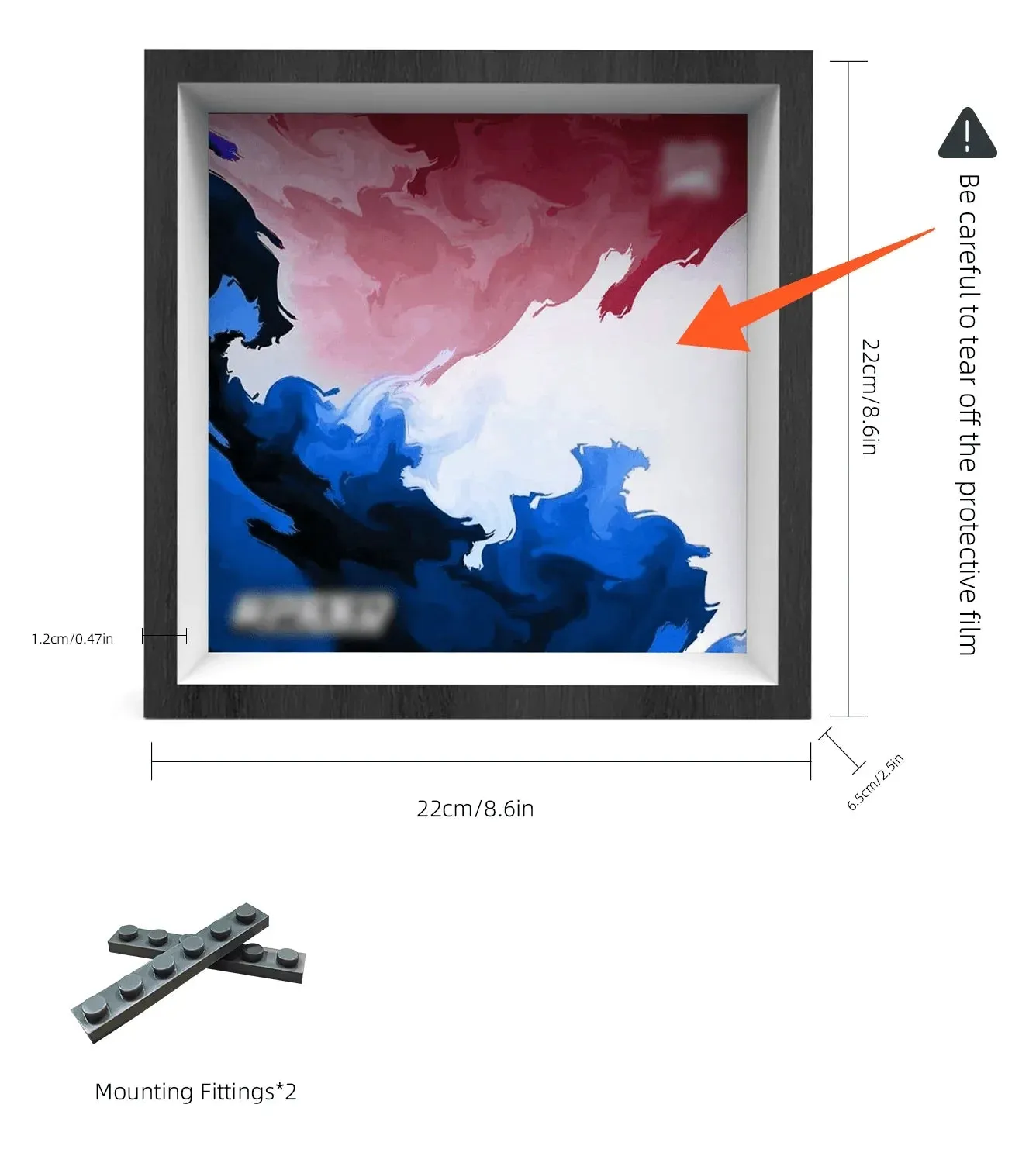 Display Car wall Frame for Speed Champion Visa Cash App VCARB 01 F1 77246 — 2